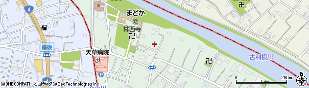 埼玉県越谷市平方245周辺の地図