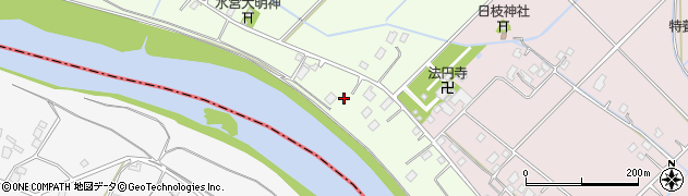 茨城県つくばみらい市長渡呂118周辺の地図