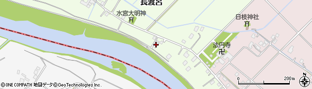 茨城県つくばみらい市長渡呂115周辺の地図