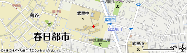 埼玉県春日部市薄谷3周辺の地図