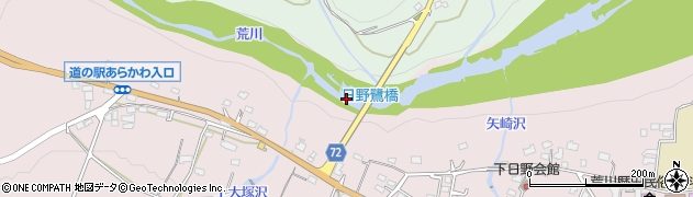 日野鷺橋周辺の地図