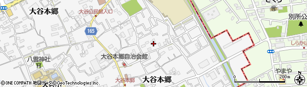 埼玉県上尾市大谷本郷周辺の地図