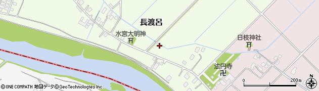 茨城県つくばみらい市長渡呂645周辺の地図