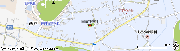 国津神神社周辺の地図