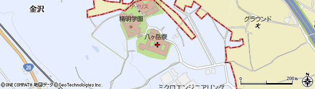 諏訪広域連合救護施設八ヶ岳寮周辺の地図