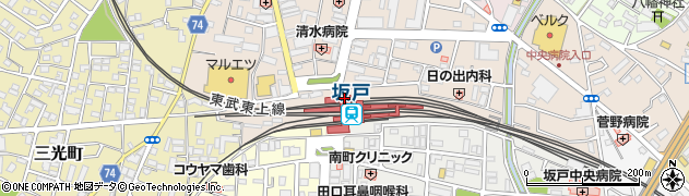 ローソン坂戸駅北口店周辺の地図