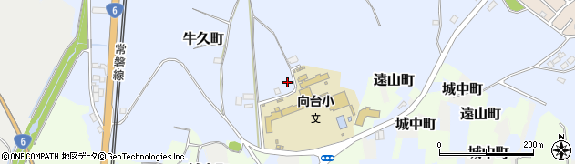 茨城県牛久市牛久町1605周辺の地図
