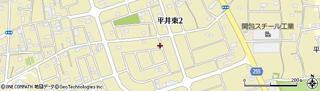 茨城県鹿嶋市平井東周辺の地図