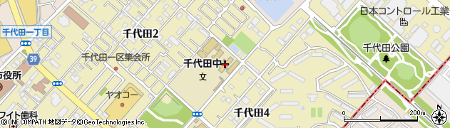 坂戸市立千代田中学校周辺の地図