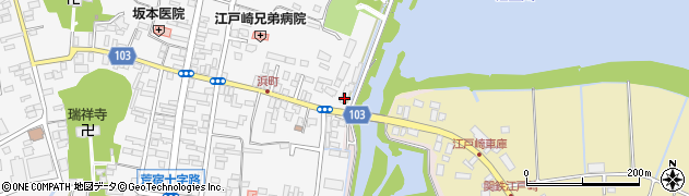稲敷農業協同組合　本店金融共済部周辺の地図
