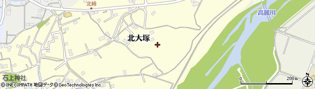 埼玉県坂戸市北大塚周辺の地図