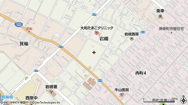 〒339-0061 埼玉県さいたま市岩槻区岩槻の地図