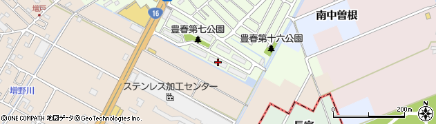 埼玉県春日部市増富158周辺の地図