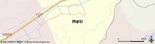 福井県越前町（丹生郡）四ツ杉周辺の地図
