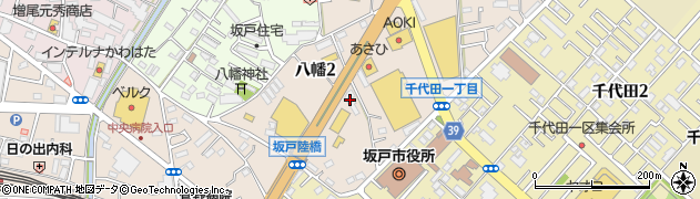 カギの救急車１１０番２４　坂戸八幡店周辺の地図
