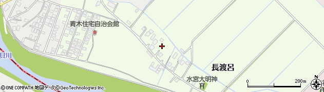 茨城県つくばみらい市長渡呂252周辺の地図