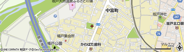 埼玉県坂戸市中富町66周辺の地図
