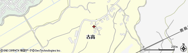 茨城県潮来市古高3499周辺の地図