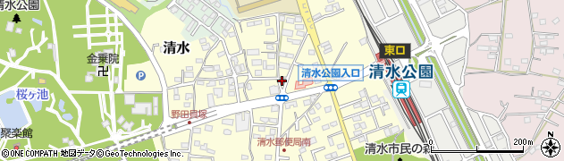 野田清水郵便局 ＡＴＭ周辺の地図