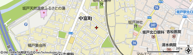 埼玉県坂戸市中富町51周辺の地図