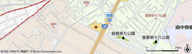 埼玉県春日部市増富163周辺の地図