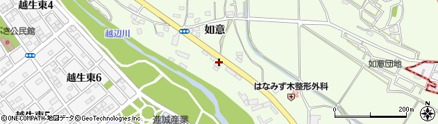 昭光物産株式会社　越生第一物流センター周辺の地図