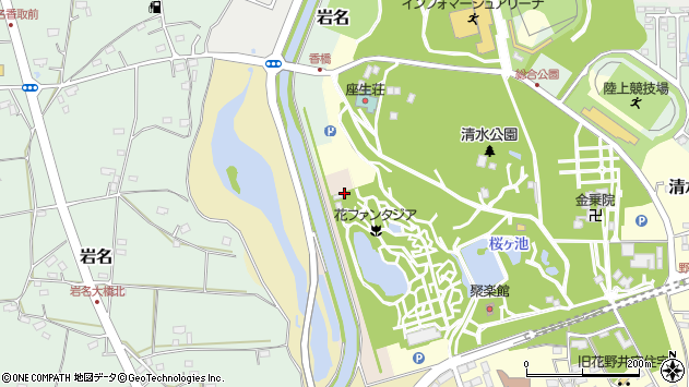 〒278-0045 千葉県野田市座生の地図