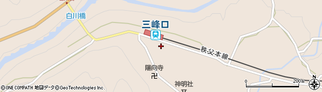 秩父丸通タクシー株式会社　三峰口営業所周辺の地図