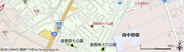 埼玉県春日部市増富262周辺の地図