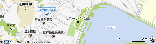 稲敷市リバーサイド公園周辺の地図