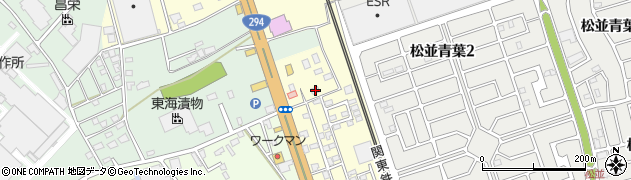 茨城県守谷市松並2020周辺の地図