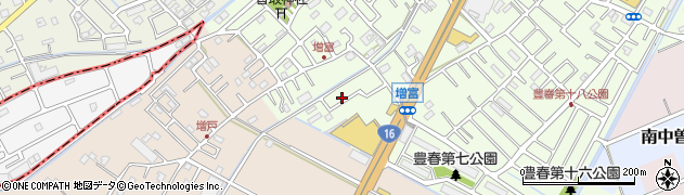 埼玉県春日部市増富171周辺の地図