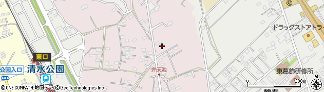 野田　聖書バプテスト教会周辺の地図