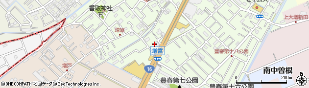 埼玉県春日部市増富321周辺の地図