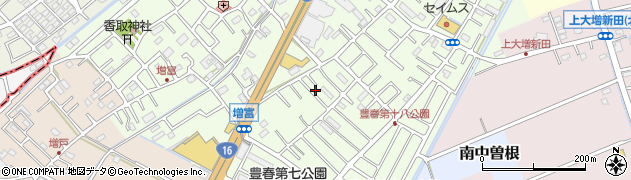 埼玉県春日部市増富295周辺の地図