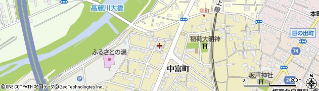 埼玉県坂戸市中富町60周辺の地図