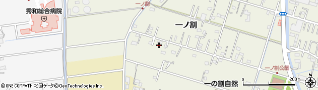 埼玉県春日部市一ノ割1193周辺の地図