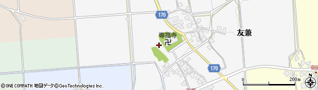 専福寺の大ケヤキ周辺の地図