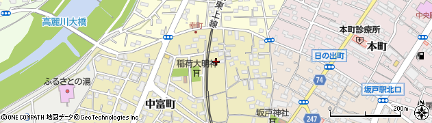 埼玉県坂戸市中富町10周辺の地図