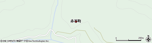 福井県福井市赤谷町周辺の地図