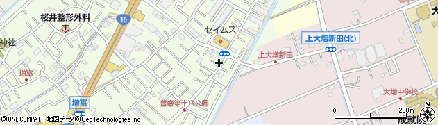 埼玉県春日部市増富359周辺の地図