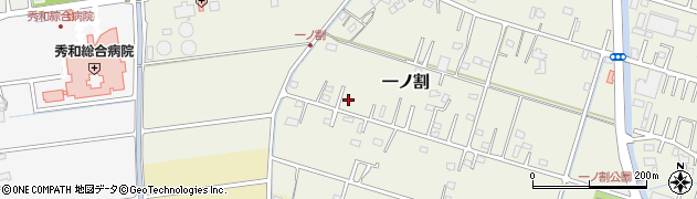 埼玉県春日部市一ノ割1259周辺の地図
