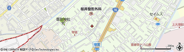 埼玉県春日部市増富133周辺の地図