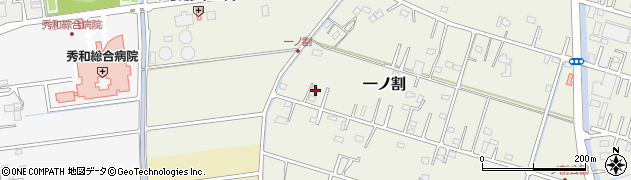 埼玉県春日部市一ノ割1262周辺の地図