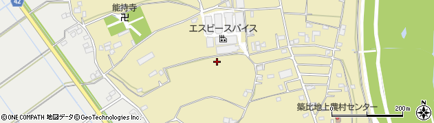 埼玉県北葛飾郡松伏町築比地1050周辺の地図