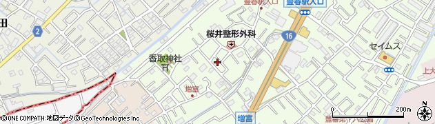 埼玉県春日部市増富93周辺の地図