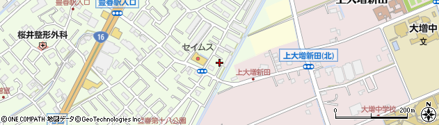 埼玉県春日部市増富406-6周辺の地図