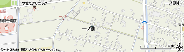 埼玉県春日部市一ノ割1301周辺の地図
