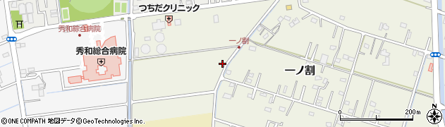 埼玉県春日部市一ノ割1673周辺の地図