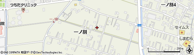 埼玉県春日部市一ノ割1331周辺の地図